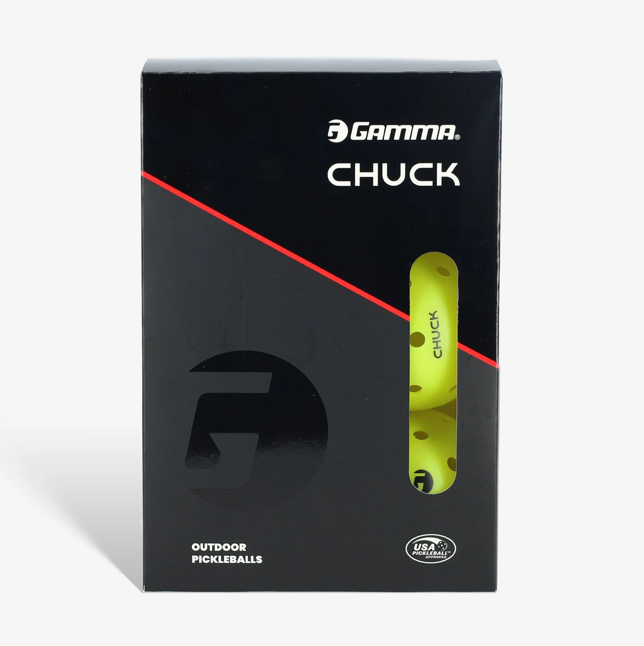 GAMMA Chuck Outdoor Pickleballs (6 Count)
