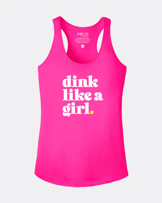 Women's Dink Like a Girl Performance Tank