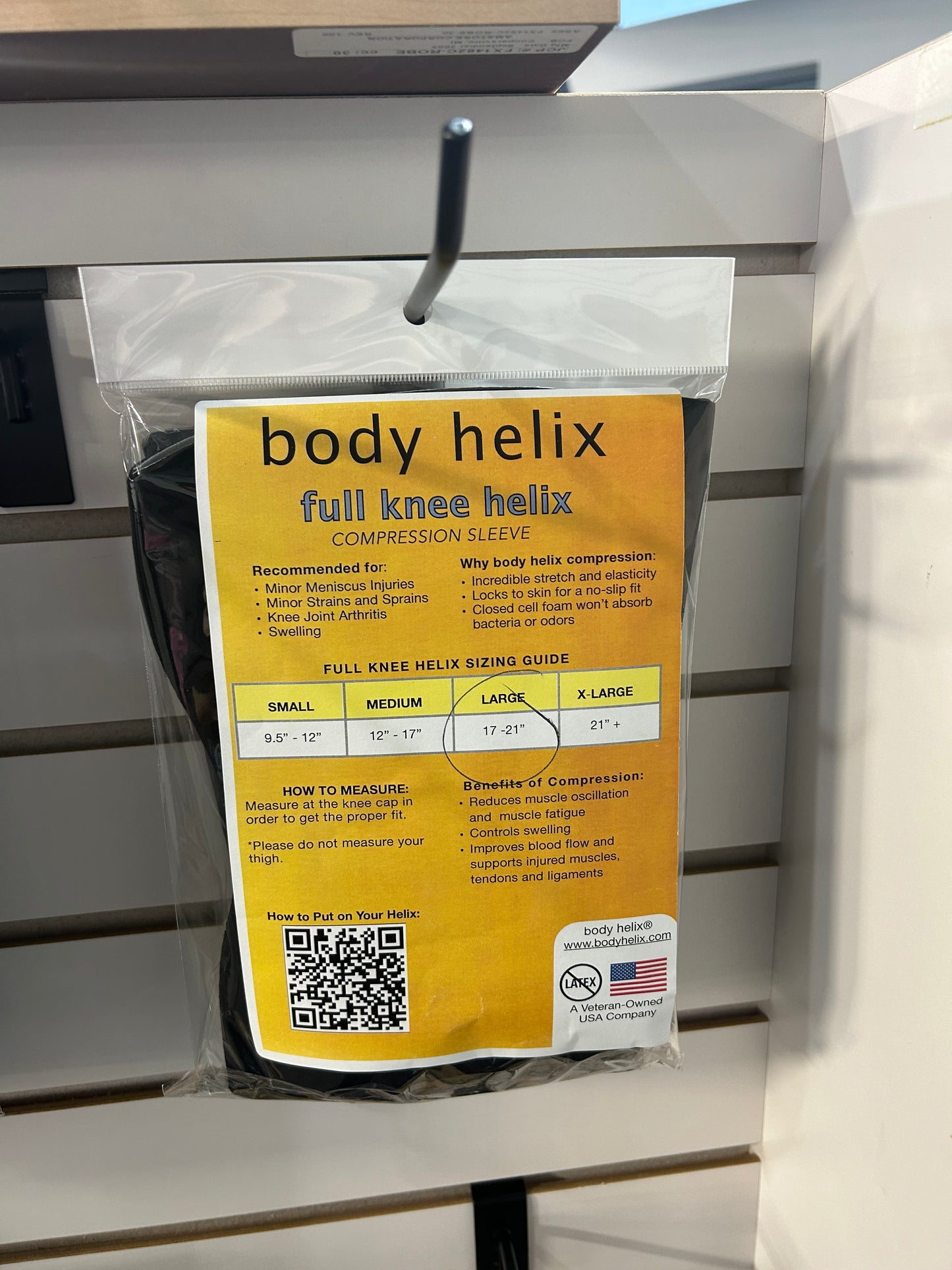 Body Helix Full Compression Knee Sleeve
