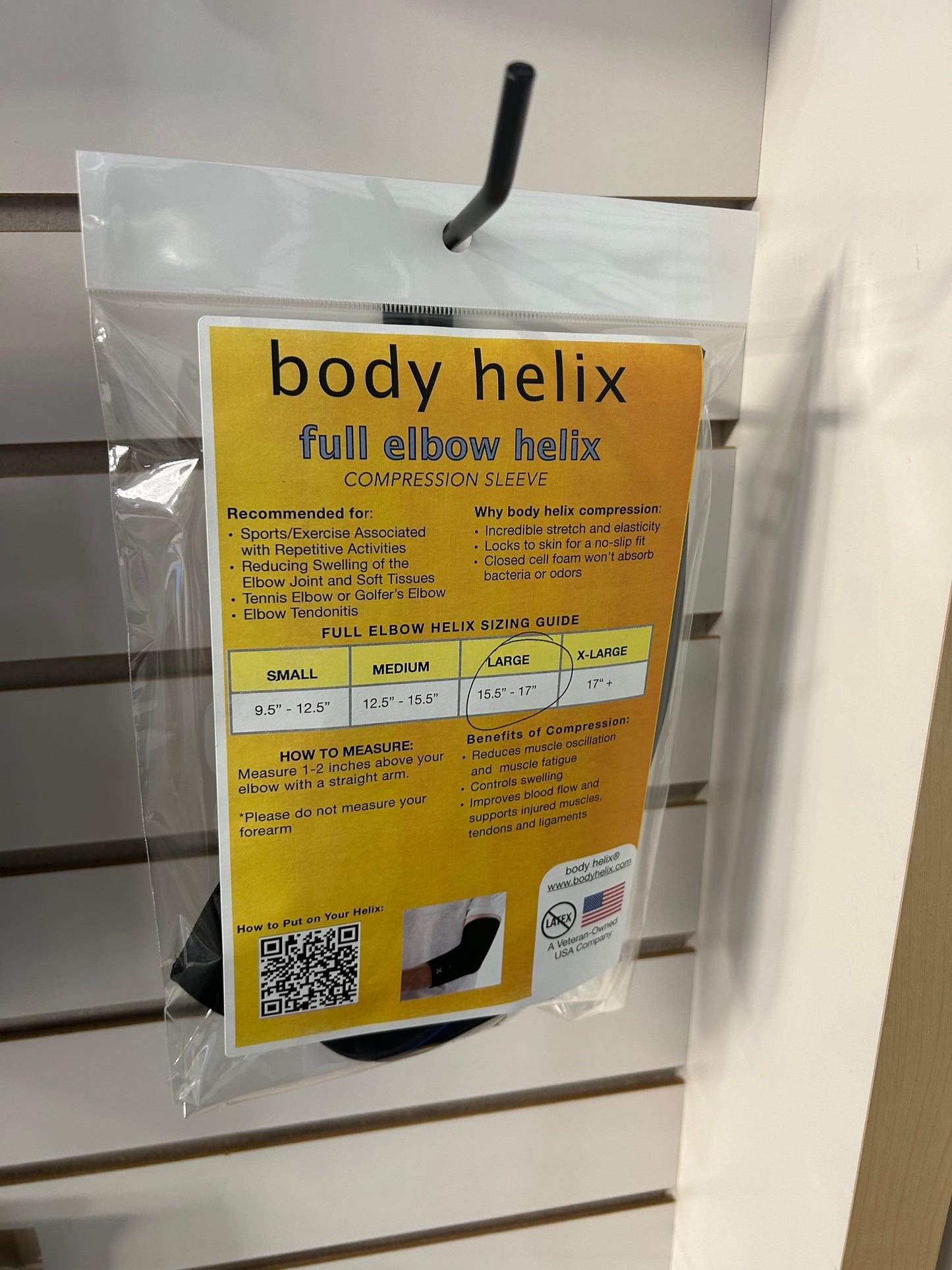 Body Helix Full Compression Full Elbow Sleeve