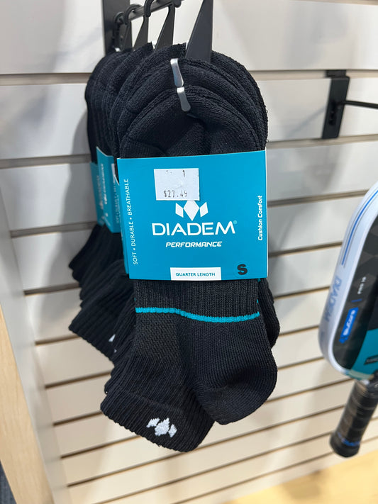 Diadem Quarter Length Socks (3-pack)