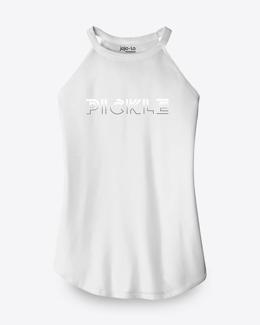 Women's Pickle Tri-Blend Foil Rocker Tank Top